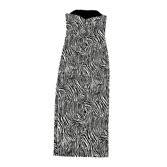 Jessica McClintock For Gunne Sax Women's Size 5 Strapless Maxi Dress zebra - Picture 7 of 8